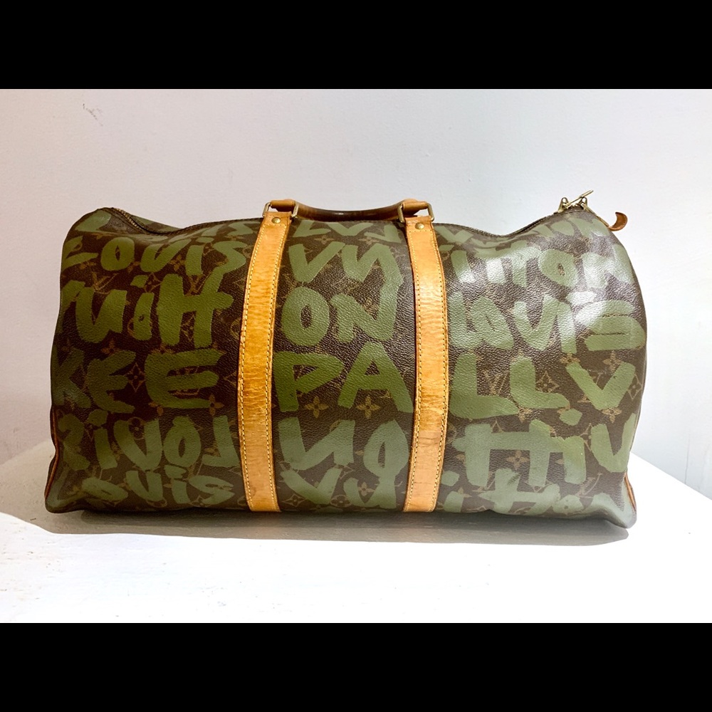 Louis Vuitton x Sprouse Keep All 50 vintage bag